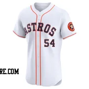 Men's Houston Astros Tayler Scott Elite White Home Jersey