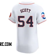 Men's Houston Astros Tayler Scott Elite White Home Patch Jersey