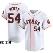 Men's Houston Astros Tayler Scott Limited White Home Jersey