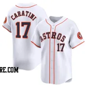 Men's Houston Astros Victor Caratini Limited White Home Jersey