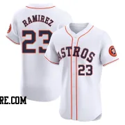 Men's Houston Astros Yeuris Ramirez Elite White Home Jersey