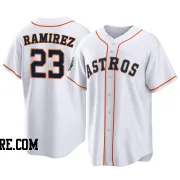 Men's Houston Astros Yeuris Ramirez Replica White 2022 World Series Home Jersey