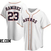 Men's Houston Astros Yeuris Ramirez Replica White Home Jersey