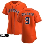 Men's Houston Astros Zach Dezenzo Authentic Orange Alternate Jersey