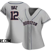 Women's Houston Astros Aledmys Diaz Authentic Gray Road 2020 Jersey