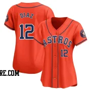 Women's Houston Astros Aledmys Diaz Limited Orange Alternate Jersey