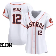 Women's Houston Astros Aledmys Diaz Limited White Home Jersey