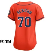 Women's Houston Astros Andre Scrubb Limited Orange Alternate Jersey