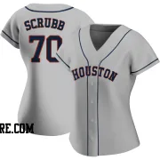 Women's Houston Astros Andre Scrubb Replica Gray Road 2020 Jersey