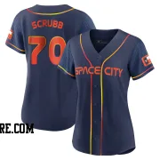 Women's Houston Astros Andre Scrubb Replica Navy 2022 City Connect Jersey