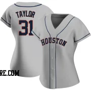 Women's Houston Astros Andrew Taylor Authentic Gray Road 2020 Jersey