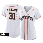 Women's Houston Astros Andrew Taylor Authentic White 2022 World Series Home Jersey