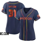 Women's Houston Astros Andrew Taylor Replica Navy 2022 City Connect Jersey