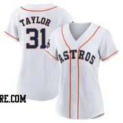 Women's Houston Astros Andrew Taylor Replica White 2022 World Series Champions Home Jersey