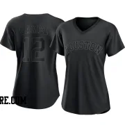 Women's Houston Astros Ben Gamel Authentic Black Pitch Fashion Jersey