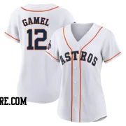 Women's Houston Astros Ben Gamel Replica White 2022 World Series Champions Home Jersey