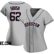 Women's Houston Astros Bennett Sousa Authentic Gray Road 2020 Jersey