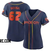 Women's Houston Astros Bennett Sousa Authentic Navy 2022 City Connect Jersey