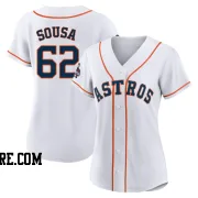 Women's Houston Astros Bennett Sousa Authentic White 2022 World Series Champions Home Jersey