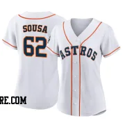 Women's Houston Astros Bennett Sousa Authentic White 2022 World Series Home Jersey