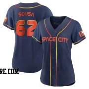 Women's Houston Astros Bennett Sousa Replica Navy 2022 City Connect Jersey