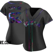 Women's Houston Astros Blake Taylor Replica Black Holographic Alternate Jersey