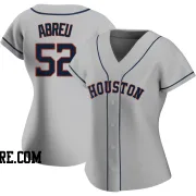 Women's Houston Astros Bryan Abreu Authentic Gray Road 2020 Jersey