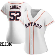 Women's Houston Astros Bryan Abreu Authentic White Home Jersey