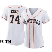 Women's Houston Astros Bryan King Authentic White 2022 World Series Home Jersey