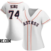 Women's Houston Astros Bryan King Authentic White Home Jersey