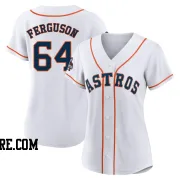 Women's Houston Astros Caleb Ferguson Authentic White 2022 World Series Champions Home Jersey