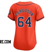 Women's Houston Astros Caleb Ferguson Limited Orange Alternate Jersey