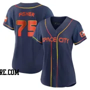 Women's Houston Astros Cameron Fisher Replica Navy 2022 City Connect Jersey