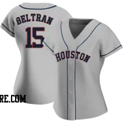 Women's Houston Astros Carlos Beltran Authentic Gray Road 2020 Jersey