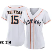 Women's Houston Astros Carlos Beltran Authentic White 2022 World Series Home Jersey