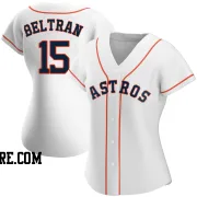 Women's Houston Astros Carlos Beltran Authentic White Home Jersey