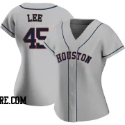 Women's Houston Astros Carlos Lee Authentic Gray Road 2020 Jersey