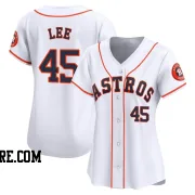 Women's Houston Astros Carlos Lee Limited White Home Jersey