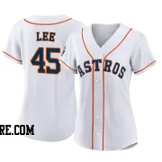 Women's Houston Astros Carlos Lee Replica White 2022 World Series Home Jersey