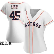 Women's Houston Astros Carlos Lee Replica White Home Jersey