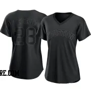 Women's Houston Astros Cesar Cedeno Authentic Black Pitch Fashion Jersey