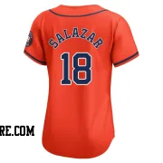 Women's Houston Astros Cesar Salazar Limited Orange Alternate Jersey