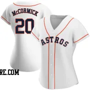 Women's Houston Astros Chas McCormick Authentic White Home Jersey