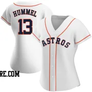 Women's Houston Astros Cooper Hummel Authentic White Home Jersey