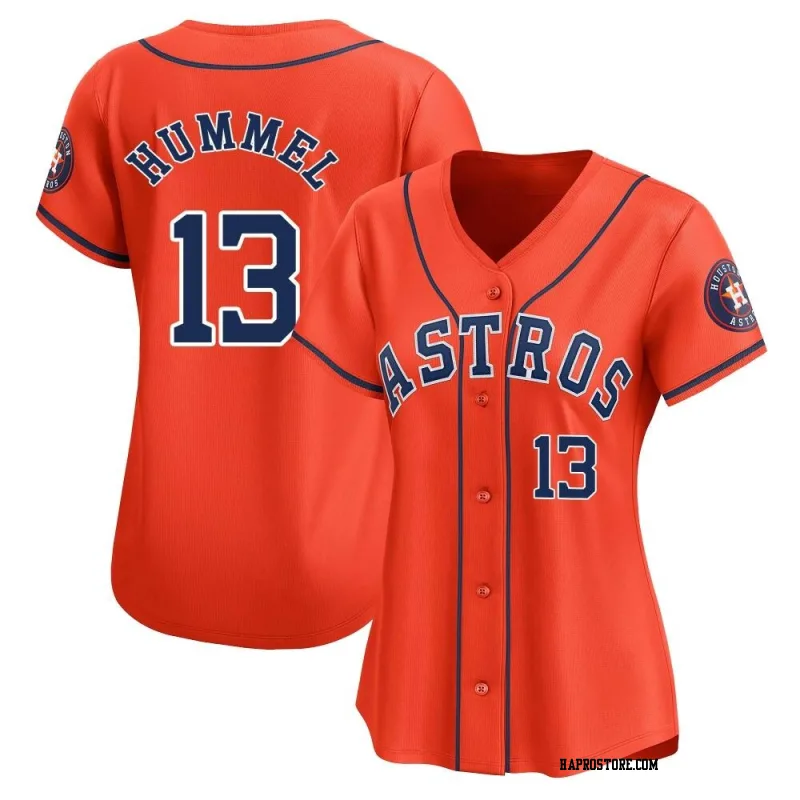 Women's Houston Astros Cooper Hummel Limited Orange Alternate Jersey