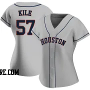 Women's Houston Astros Darryl Kile Authentic Gray Road 2020 Jersey