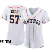 Women's Houston Astros Darryl Kile Authentic White 2022 World Series Home Jersey