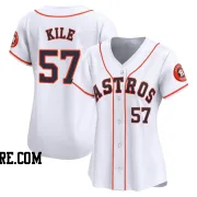 Women's Houston Astros Darryl Kile Limited White Home Jersey