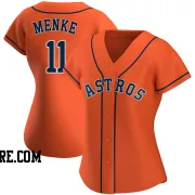 Women's Houston Astros Denis Menke Authentic Orange Alternate Jersey