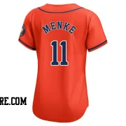 Women's Houston Astros Denis Menke Limited Orange Alternate Jersey